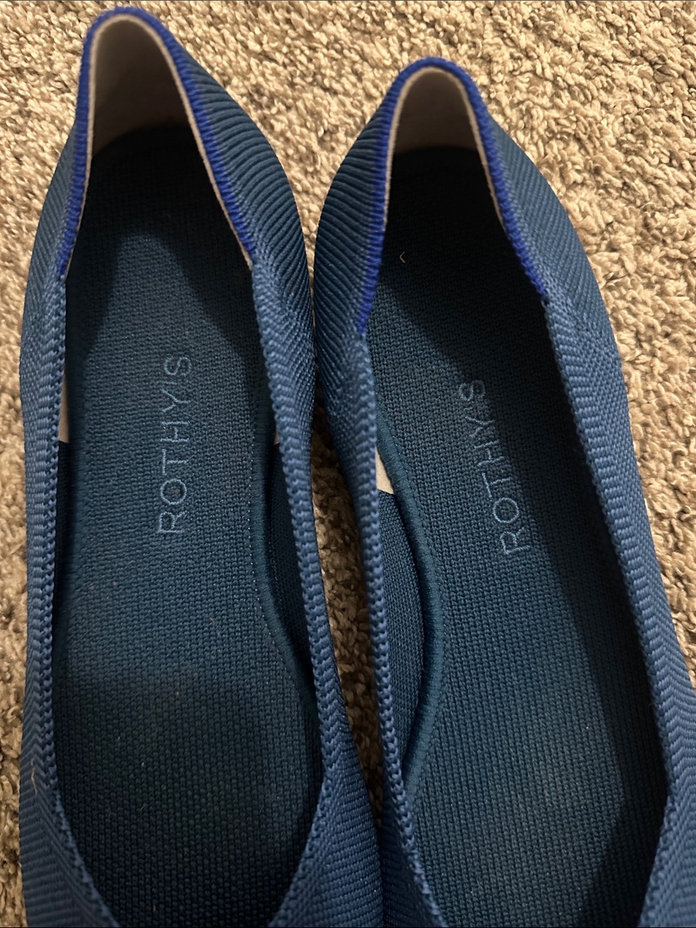 Rothy's Royal Blue Knit Ballet Flats - Women - Picture 3 of 5